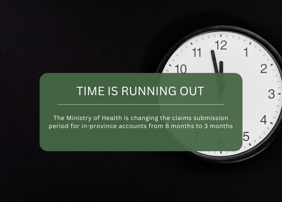 Friendly Reminder: The Ministry of Health is Changing the Claims Submission Period in 2023