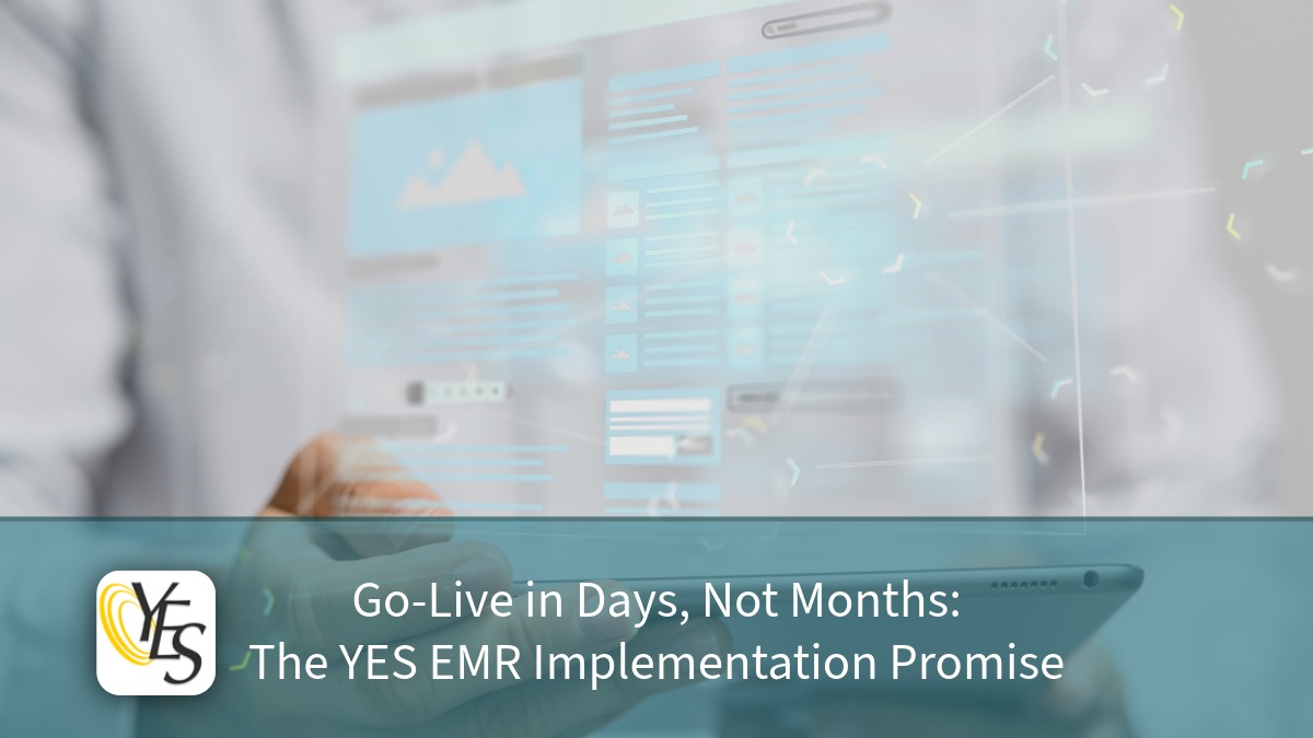 Clinic staff celebrating successful EMR go-live with YES Medical support team